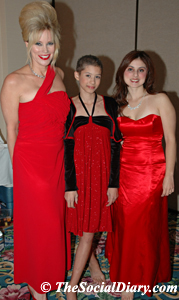 Margo Schwab with Alyssa Monk and Jemima Garcia